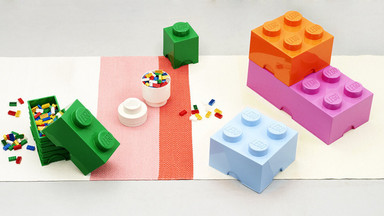 Wyglądają jak klocki LEGO, te pudełka pomieszczą mnóstwo drobiazgów