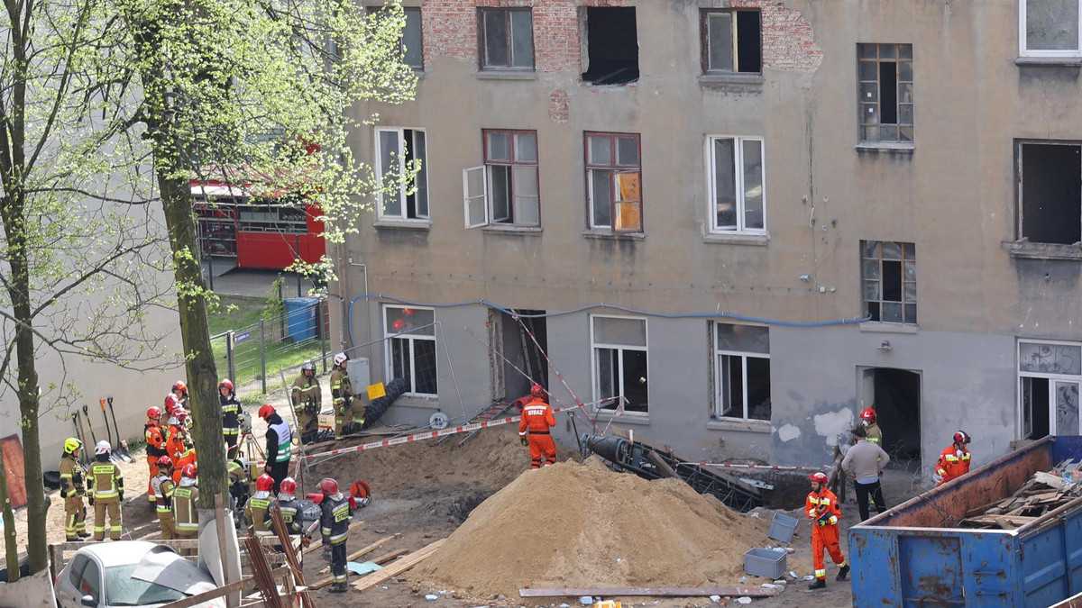 Katastrofa budowlana w Łodzi. Są ofiary