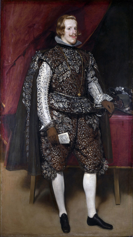 Filip IV (panował 1621-1665), król Hiszpanii, portret Diego Velázqueza