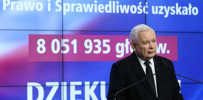 Kaczyński wygłosił oświadczenie po wyborach