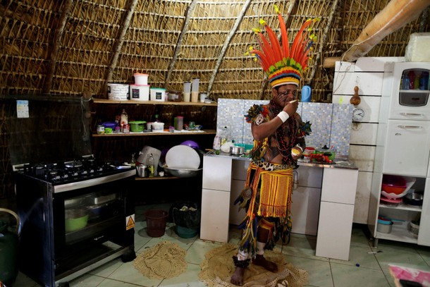 The Wider Image: Brazilian Indians fined for planting GMO soy crops