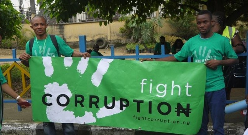 Corruption has been identified as the bane to Nigeria's development 