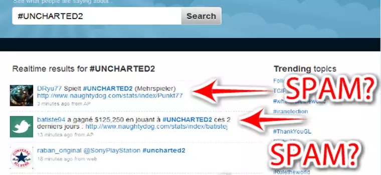 Uncharted 2 + Twitter = lans i sława