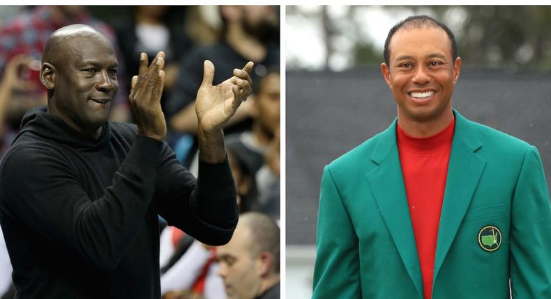 mj tiger woods