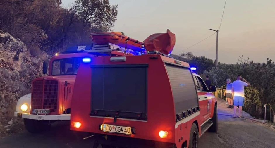 Požar u Piperima, Crna Gora