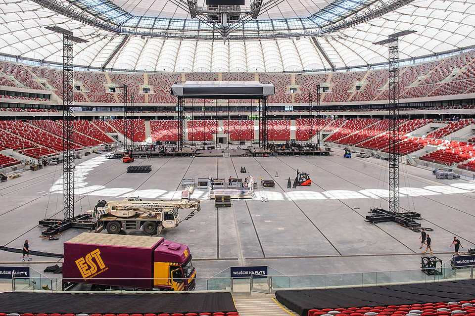 Stadion Narodowy przed koncertem Paula McCartneya (fot. Darek Kawka/Onet)
