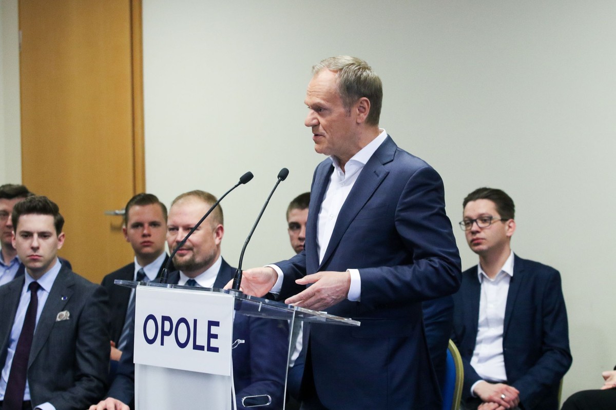 Przewodniczący Platformy Obywatelskiej Donald Tusk