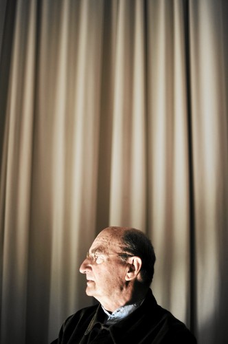 Sławomir Mrożek podczas premiery pierwszego tomu 'Dziennika', Warszawa, rok 2010