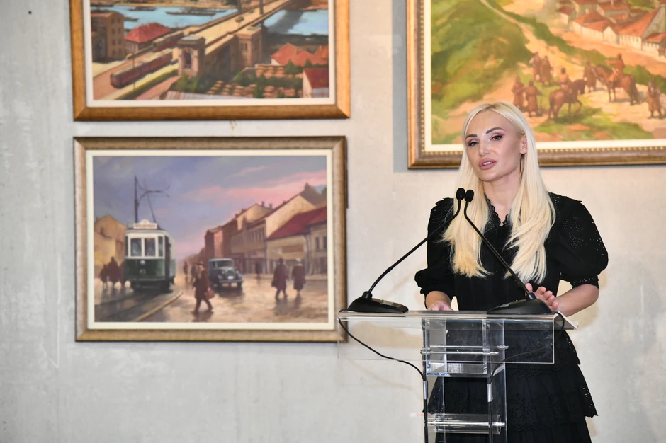 Izložba slika Nebojše Đuranovića iz Knjige o Beogradu 2" Gorana Vesića.