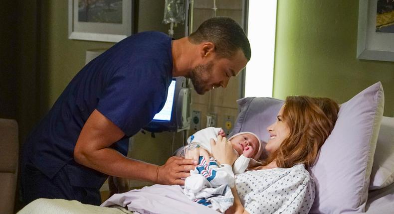 April and Jackson in Grey's Anatomy