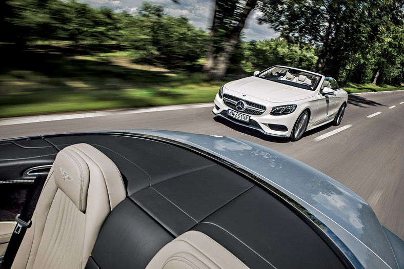 Bentley Continental GTC vs Mercedes S 500 kabriolet – nowa sytuacja