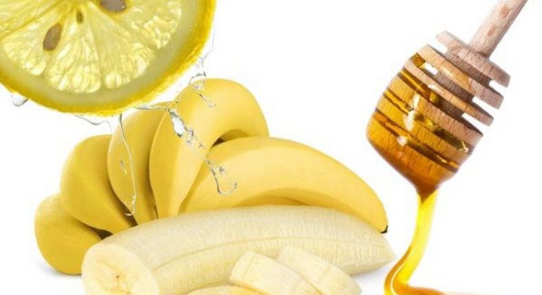 Banana, lemon and honey