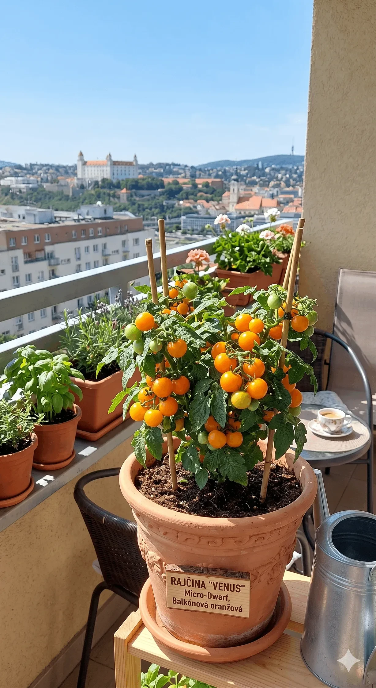 Oranžová odroda Venus.