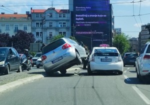 Saobraćajna nezgoda u Takovskoj ulici