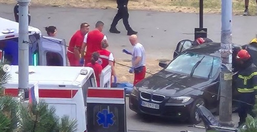 Saobraćajna nesreća kod Ušća