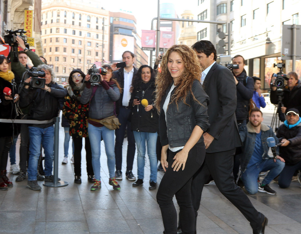 Shakira w sądzie w Madrycie 