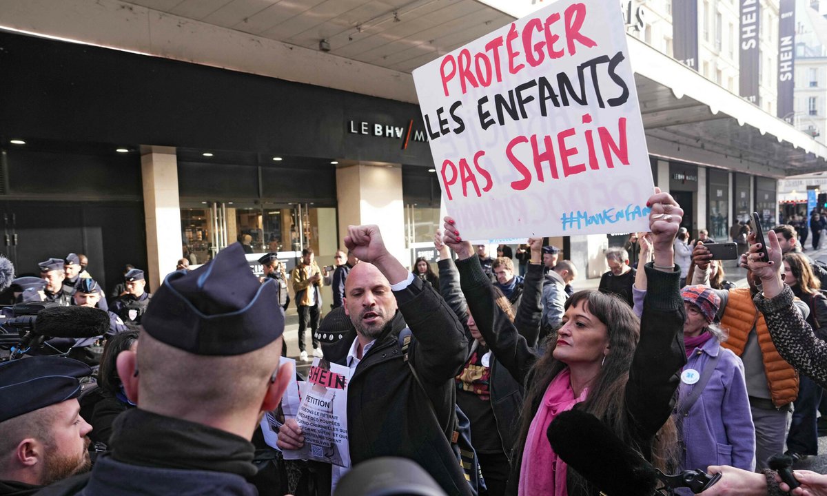 Shein otwiera sklep w Paryżu. Protesty mieszkańców przed wejściem