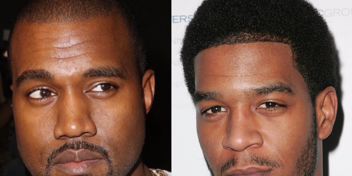 Kanye West and Kid Cudi.