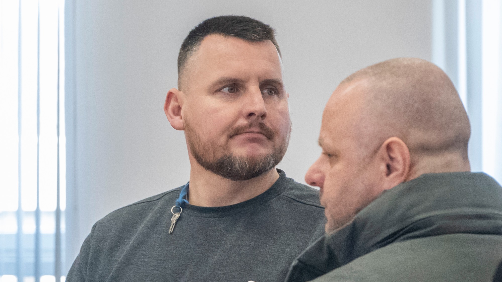 Daniel Bombic na súde. 