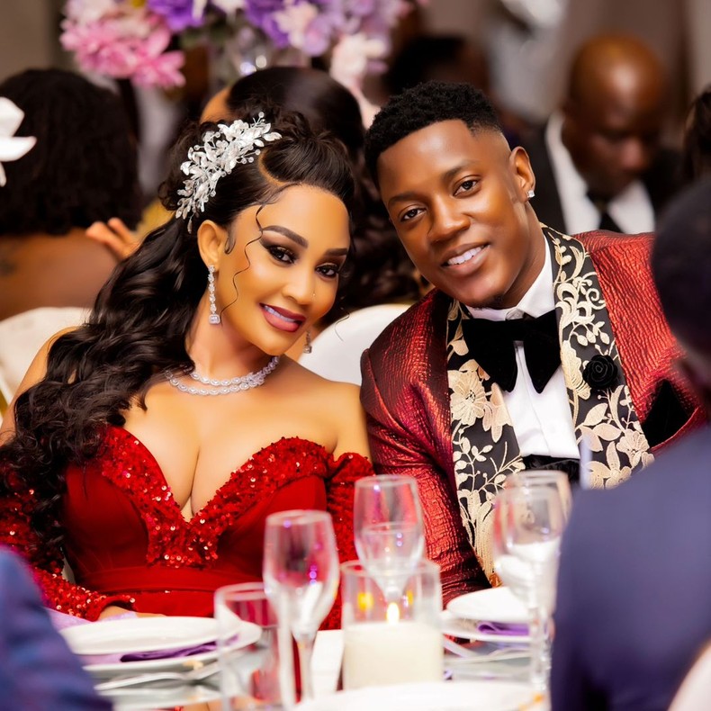 Businesswoman Zari Hassan with her husband Shakib Lutaaya