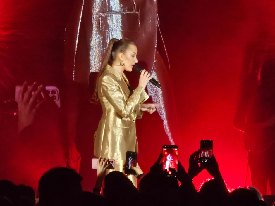 Žika Jakšić na koncertu Aleksandre Prijović