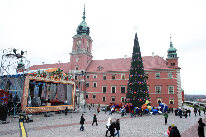 choinka plac zamkowy