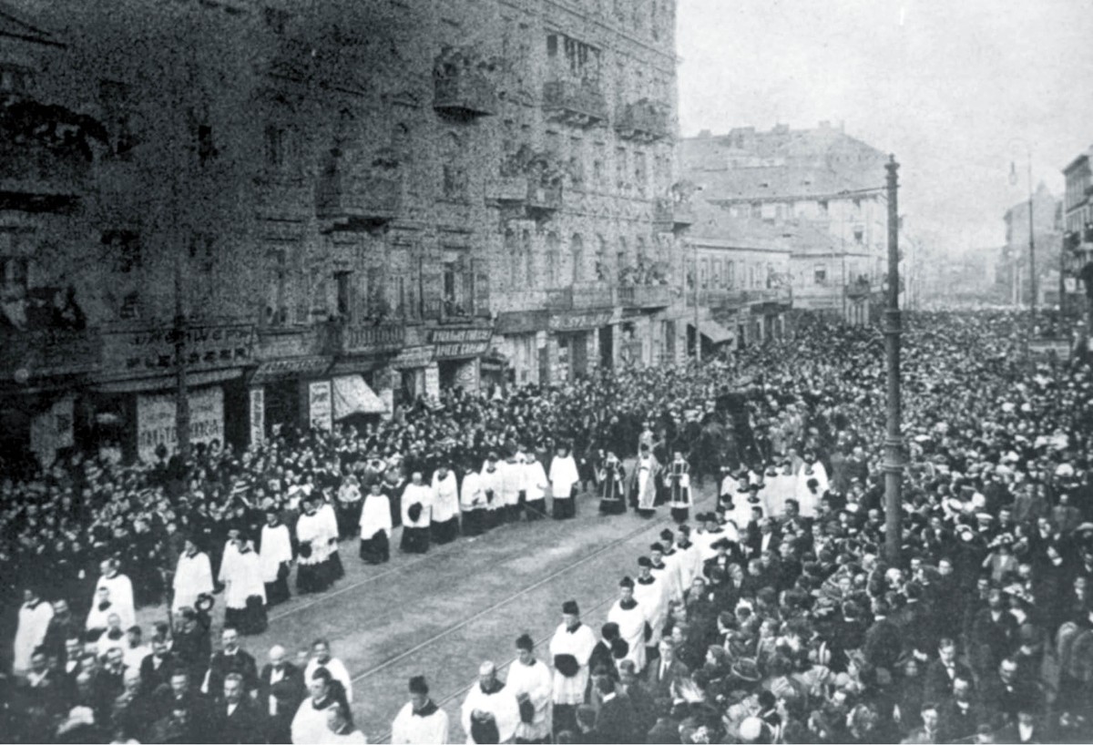 Pogrzeb Bolesława Prusa. Warszawa, 22 maja 1912 r.