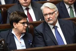 Beata Szydło Witold Waszczykowski Sejm polityka Prawo i Sprawiedliwość PiS