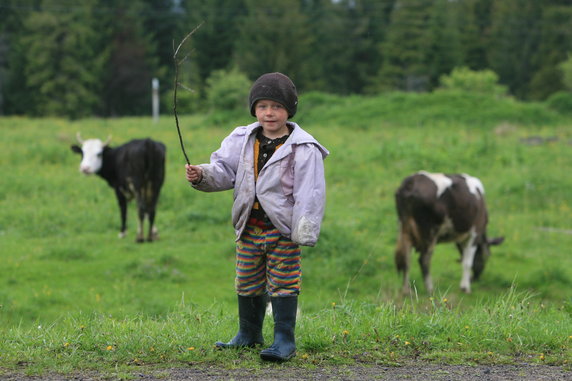 Jura, ukraiński pastuszek spod Sianek, fot. Tadeusz Poźniak