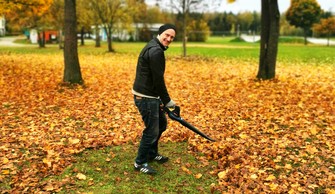 Laubsauger und Laubbläser erleichtern die Arbeit im Herbst