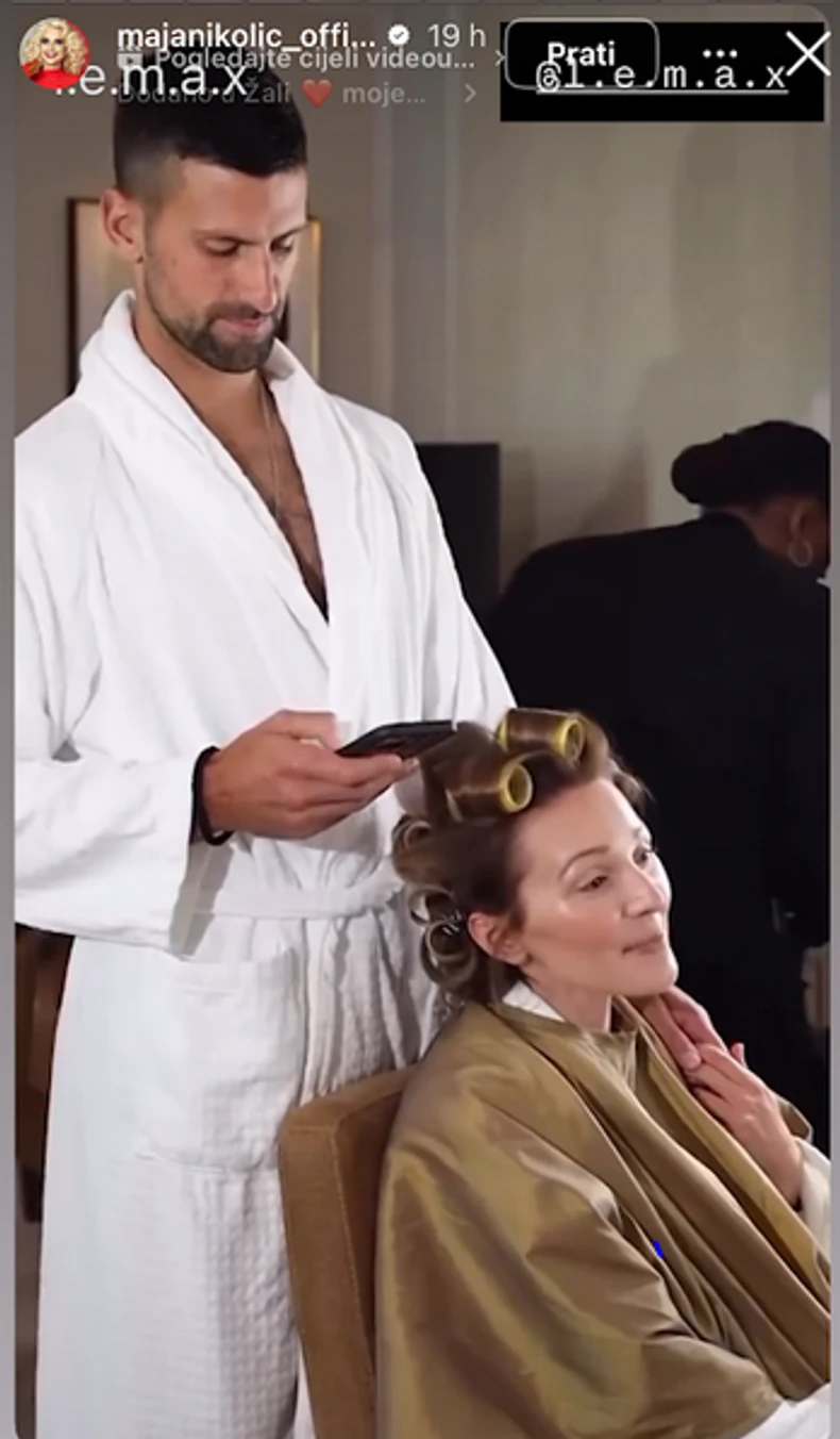 Maja Nikoilić podelila snimak Novaka Đokovića