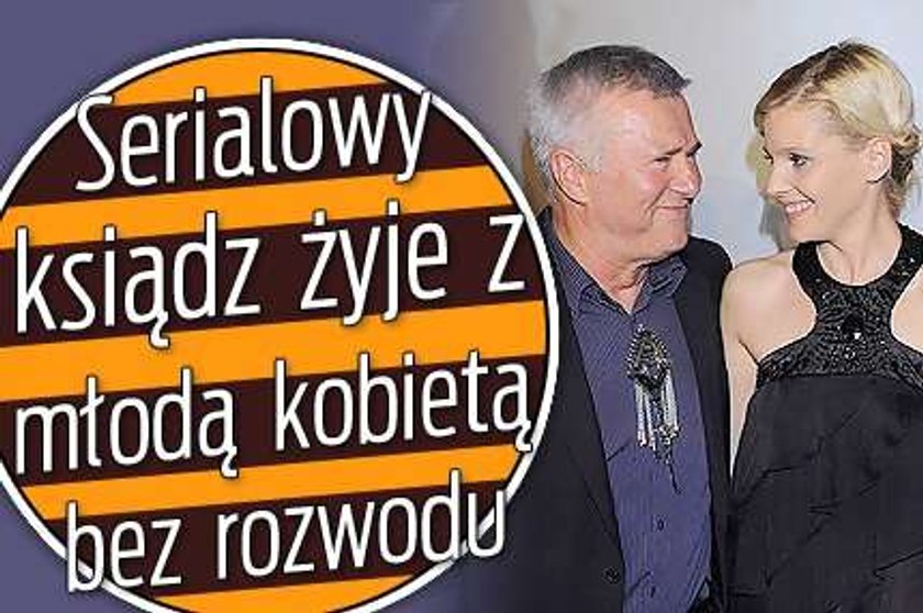 Serialowy ksiądz żyje z kobietą bez rozwodu!