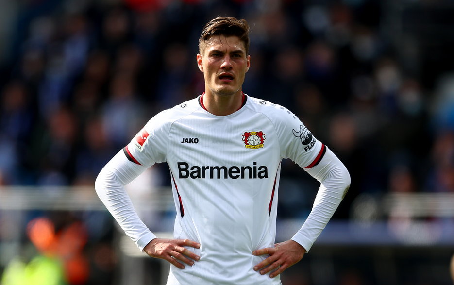 Patrick Schick w barwach Bayeru Leverkusen