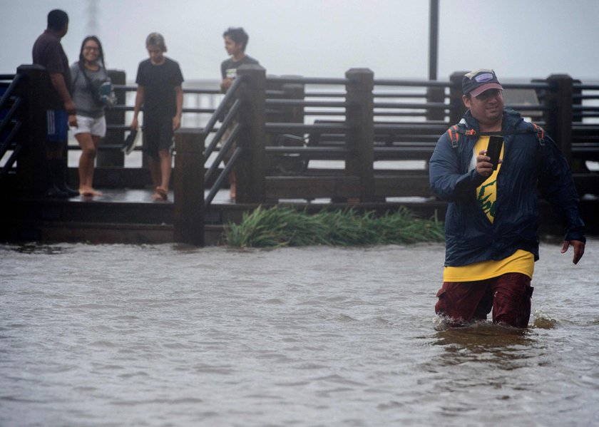 USA. Huragan Florence uderzył w Karolinę Północną