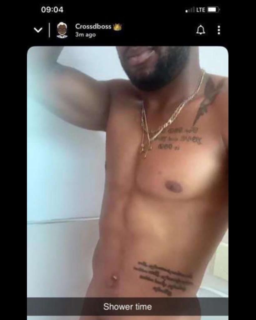 Cross nude video leaks after mistakenly posting it on snapchat