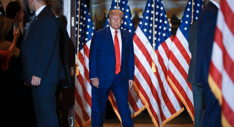 Former US President Donald Trump.Joe Raedle/Getty Images