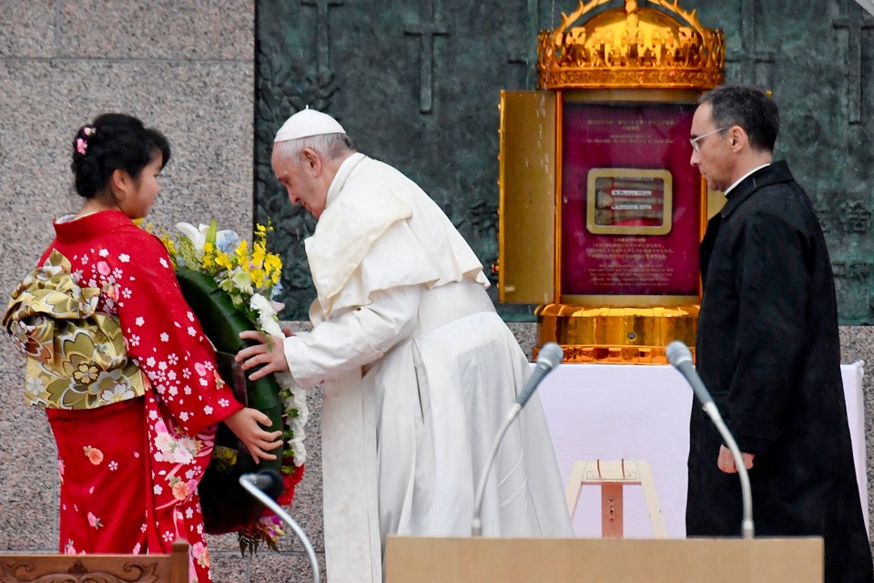 epa08021252 - JAPAN CHURCHES POPE (Pope Francis visits Japan)