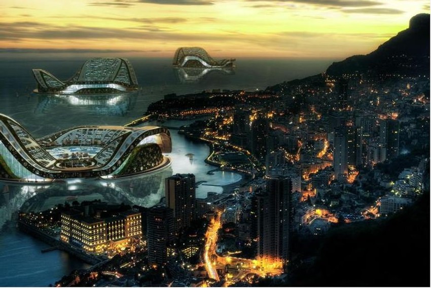 Vizija jednog od nezavisnih amfibijskih gradova: Plutaju negde u moru ili su...