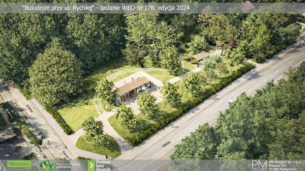 Bulodrom, nowe ścieżki spacerowe, elementy małej architektury, nasadzenia roślin, drzewa i krzewy owocowe – nic z tego nie zabraknie przy ul. Rychłej.