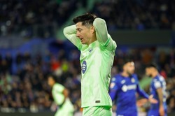 Robert Lewandowski miał jedną okazję i ją zmarnował. Barcelona rozczarowała