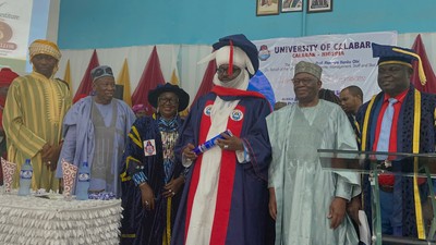 Installation of the Emir of Kano, Alhaji Aminu Bayero as the 6th Chancellor of UNICAL.