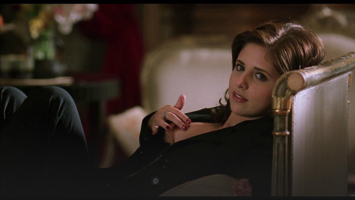 Sarah Michelle Gellar jako Kathryn Merteuil. "Szkoła uwodzenia", reż. Roger Kumble, 1999 r.