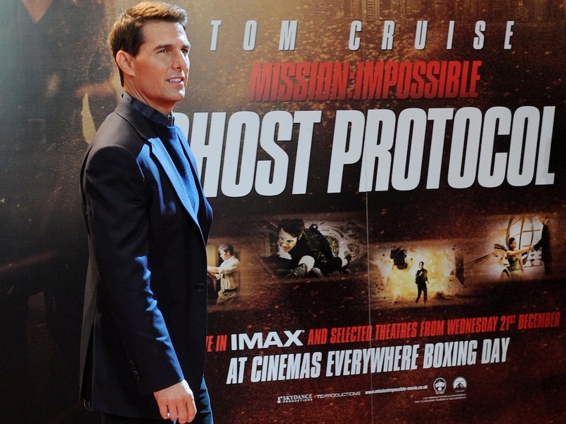 Tom Cruise i gwiazdy na premierze "Mission: Impossible - Ghost Protocol"