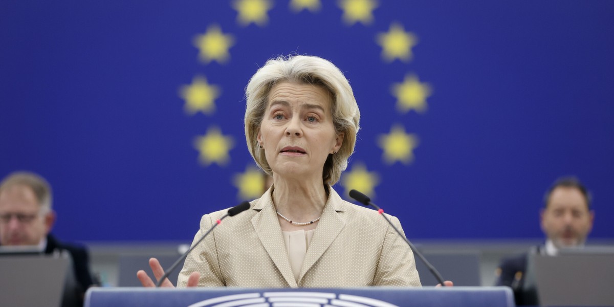 Szefowa KE Ursula von der Leyen.