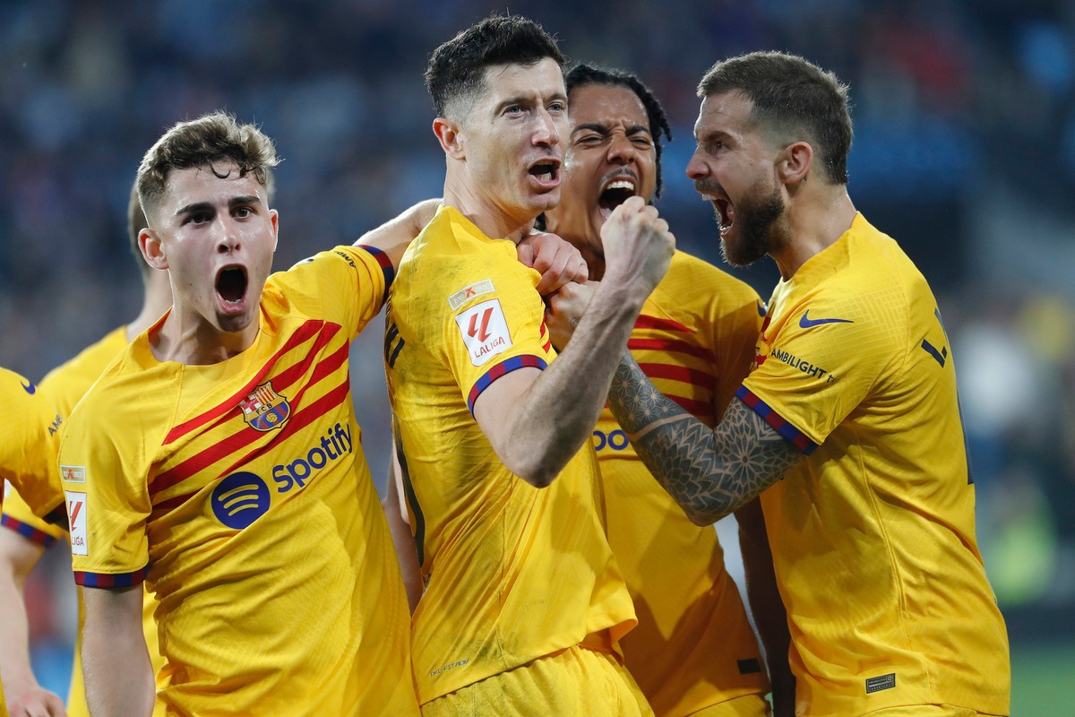 Robert Lewandowski strzelił dwa gole w meczu z Celtą Vigo
