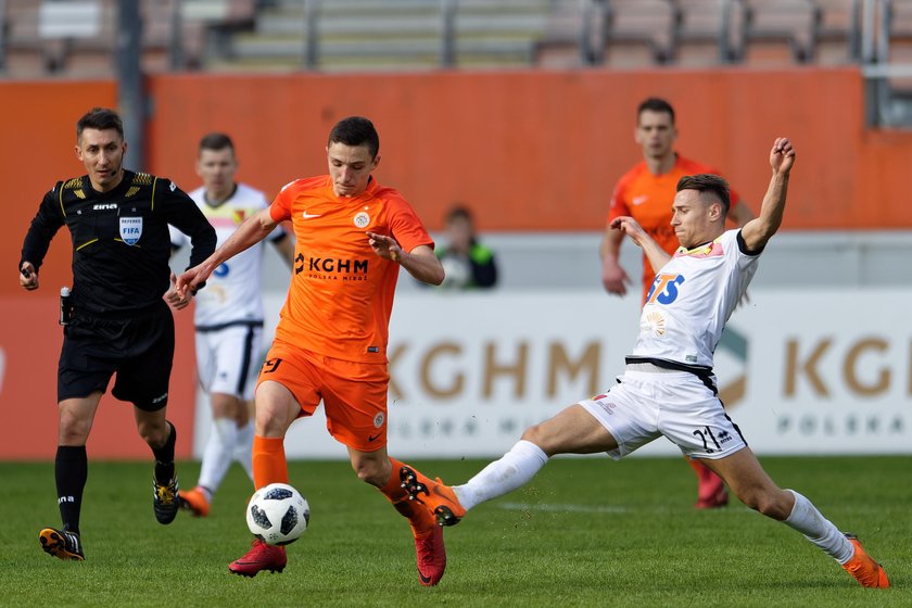 Pilka nozna. Ekstraklasa. Legia Warszawa - Zaglebie Lubin. 14.04.2018