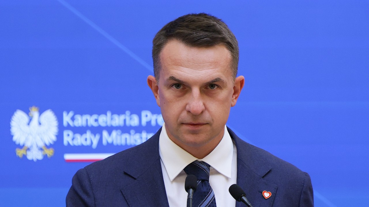 Konferencja prasowa rzecznika rządu Adama Szłapki