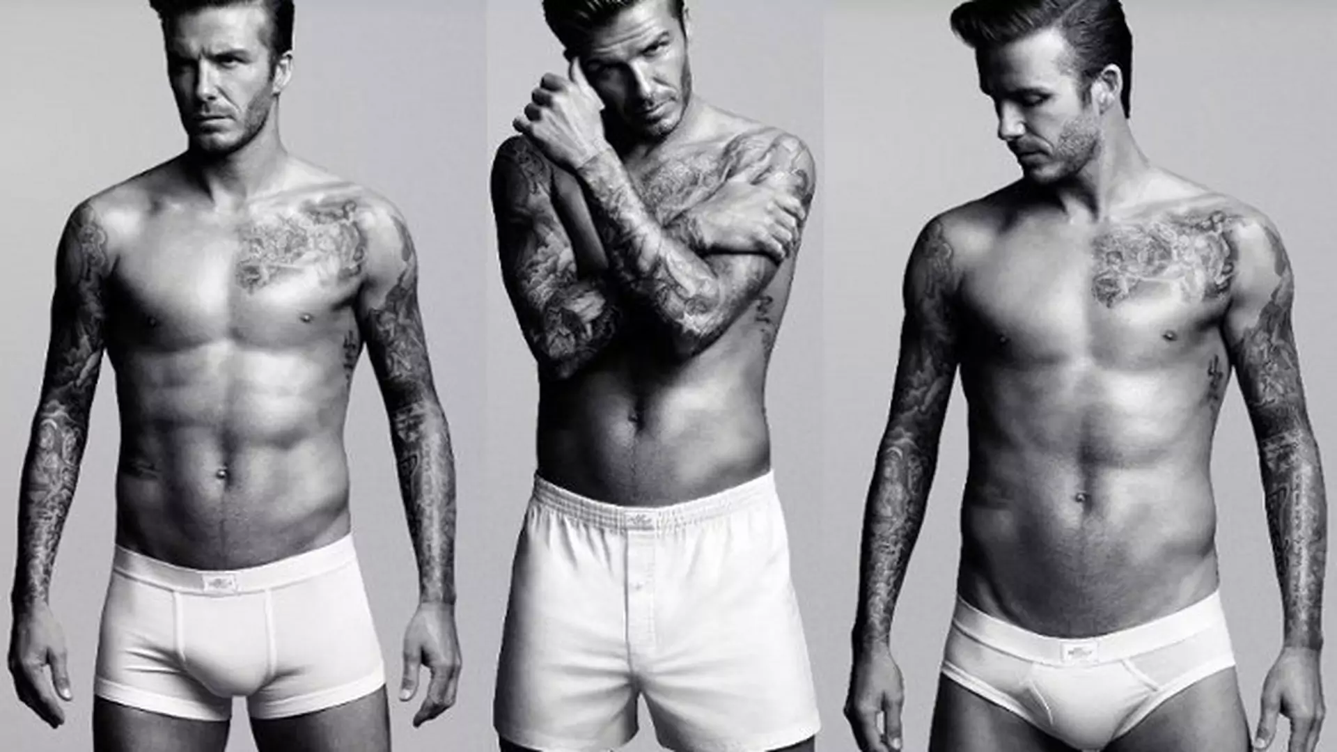 Boskie ciało Beckhama w seksownej bieliźnie H&M