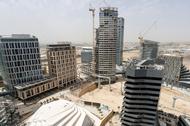 FILE PHOTO: A view shows the King Abdullah Financial District north of Riyadh