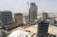 FILE PHOTO: A view shows the King Abdullah Financial District north of Riyadh